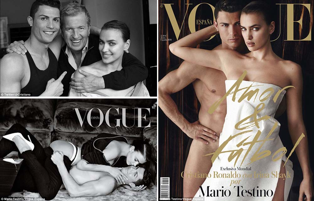 Ronaldo dan Pacarnya Tampil Seksi di Majalah Spanyol